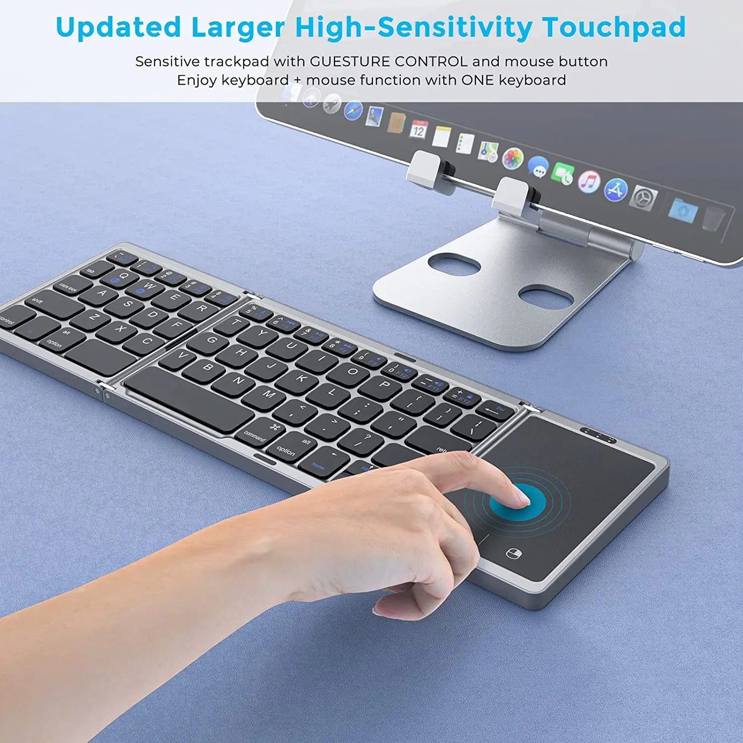 Folding Bluetooth Travel Keyboard