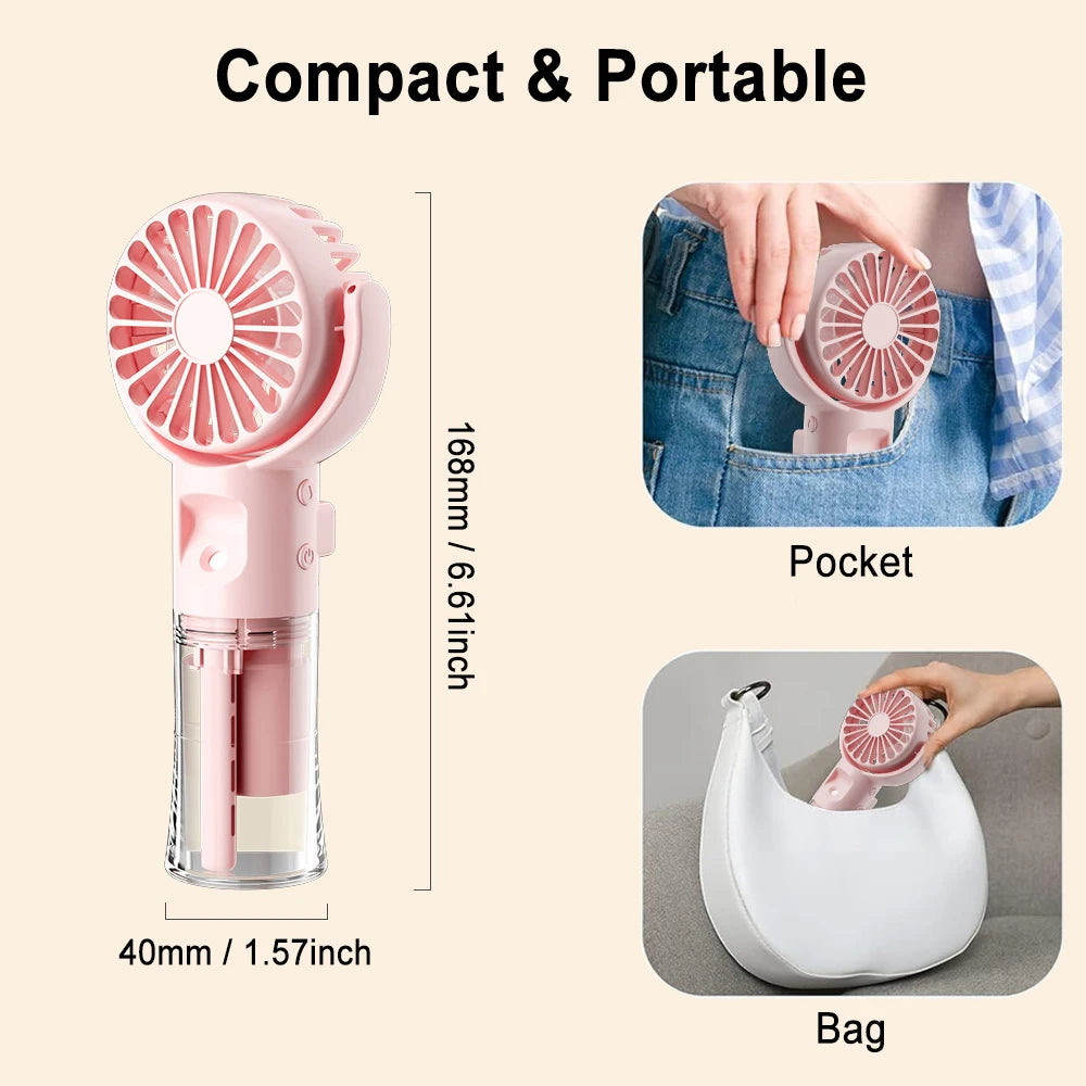 BreezeMist Portable Fan